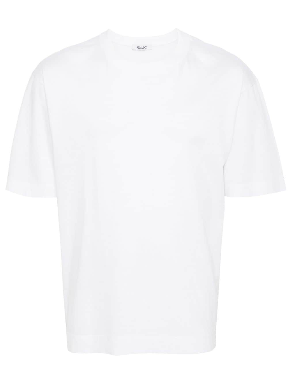 ERALDO crew-neck cotton T-shirt - White von ERALDO