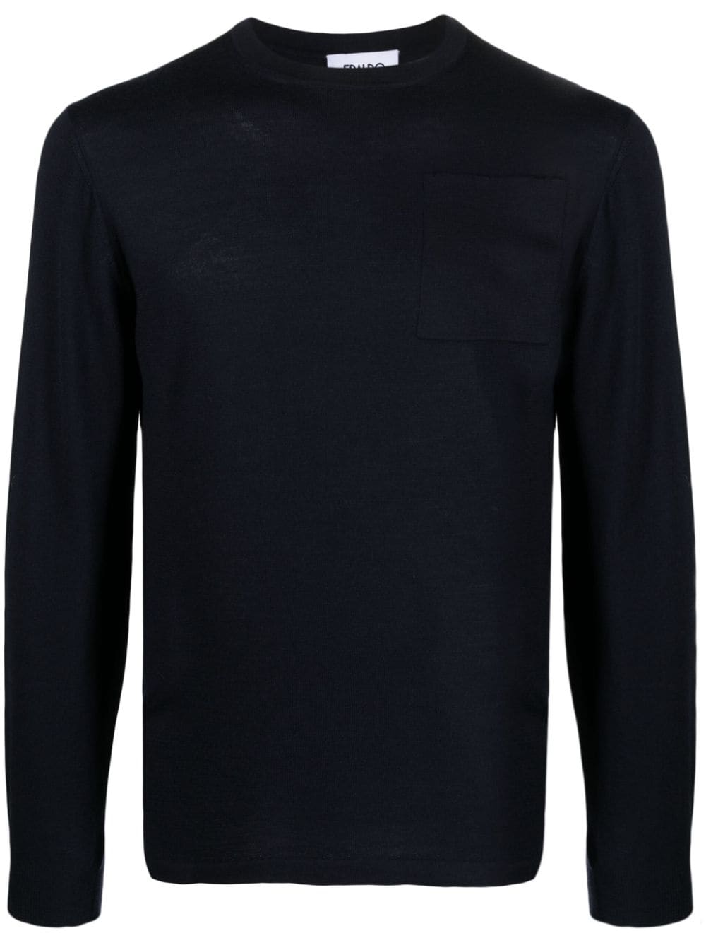 ERALDO crew-neck wool-blend jumper - Blue von ERALDO