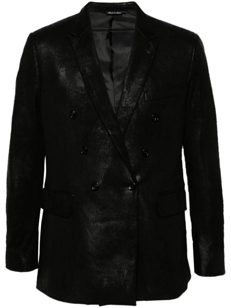 ERALDO faux-leather blazer - Black von ERALDO