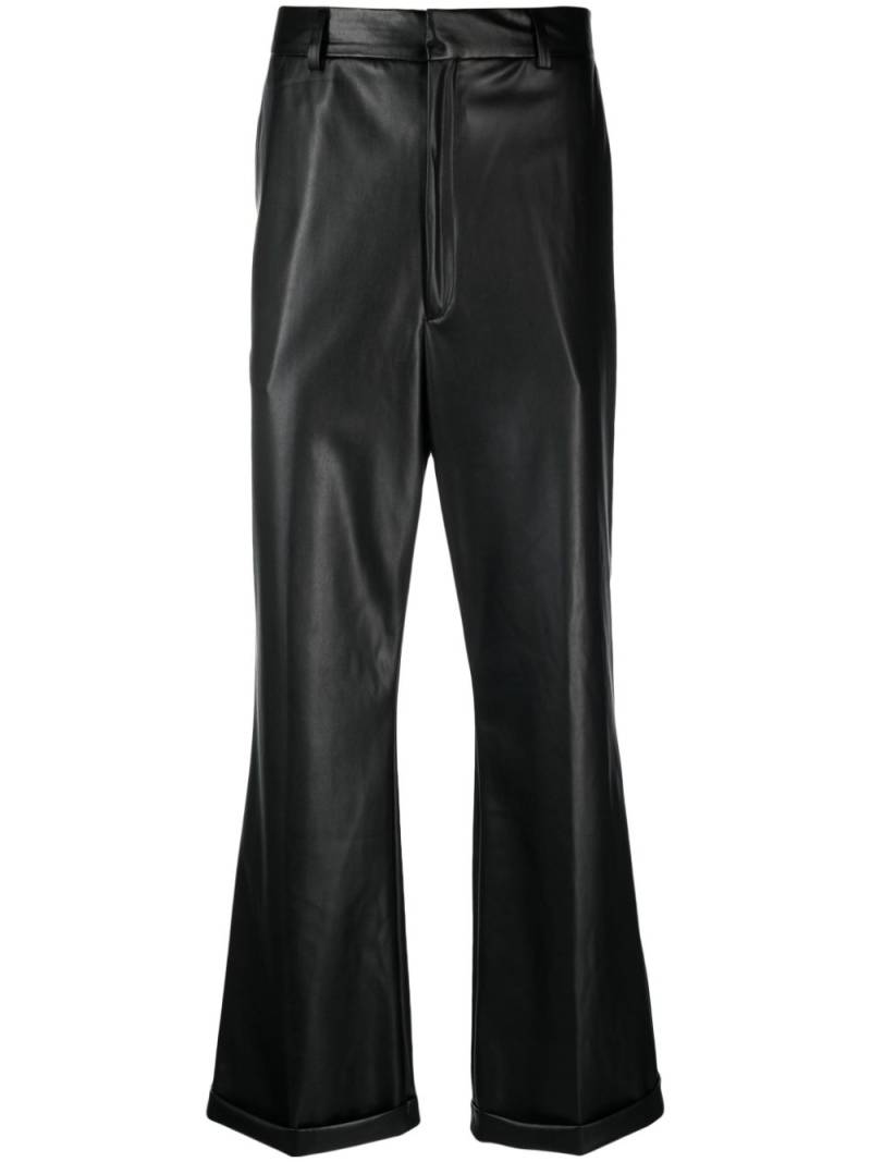 ERALDO high-waist bootcut trousers - Black von ERALDO