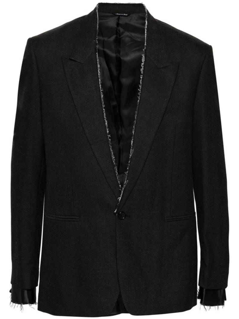 ERALDO raw-cut blazer - Grey von ERALDO