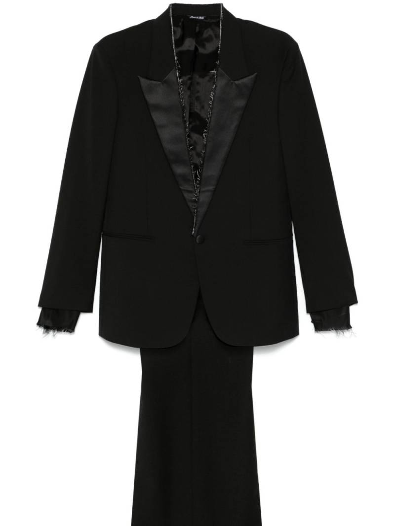 ERALDO raw-cut suit - Black von ERALDO