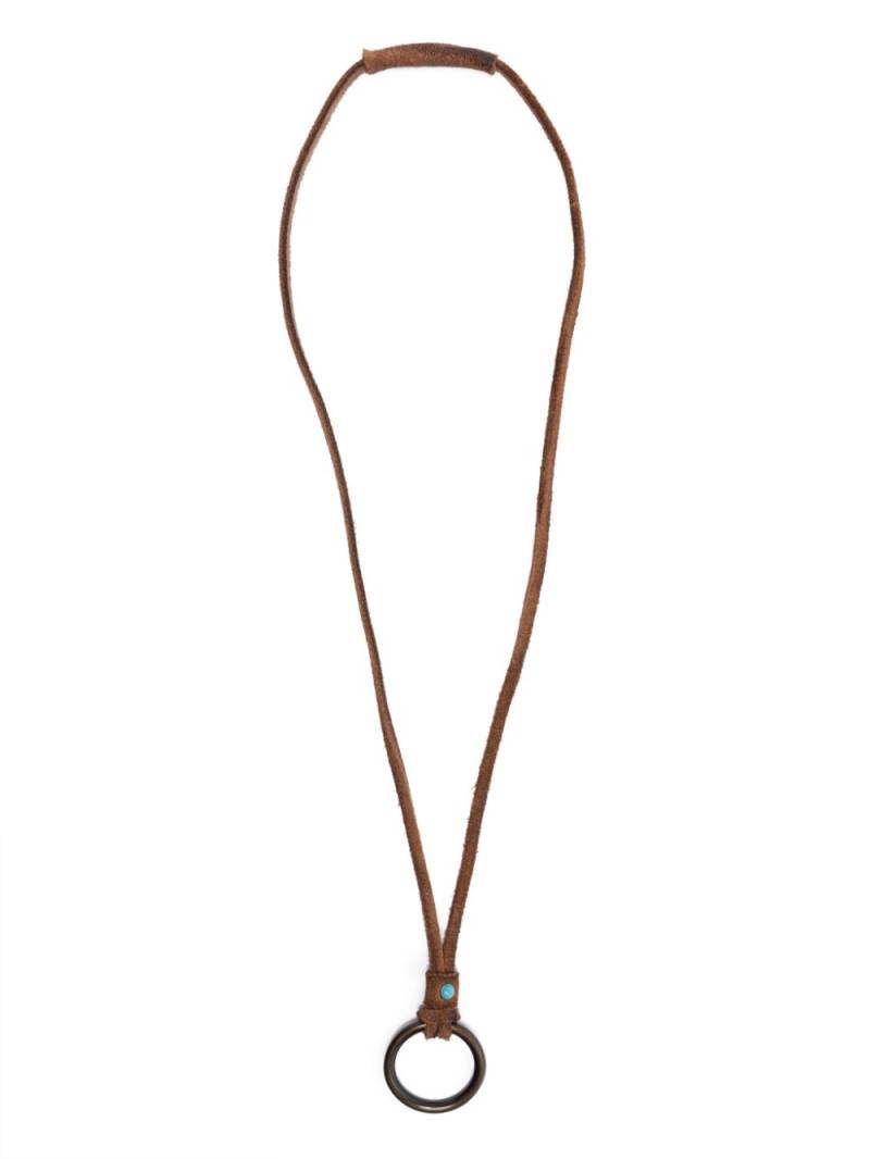 ERALDO ring-pendant necklace - Brown von ERALDO