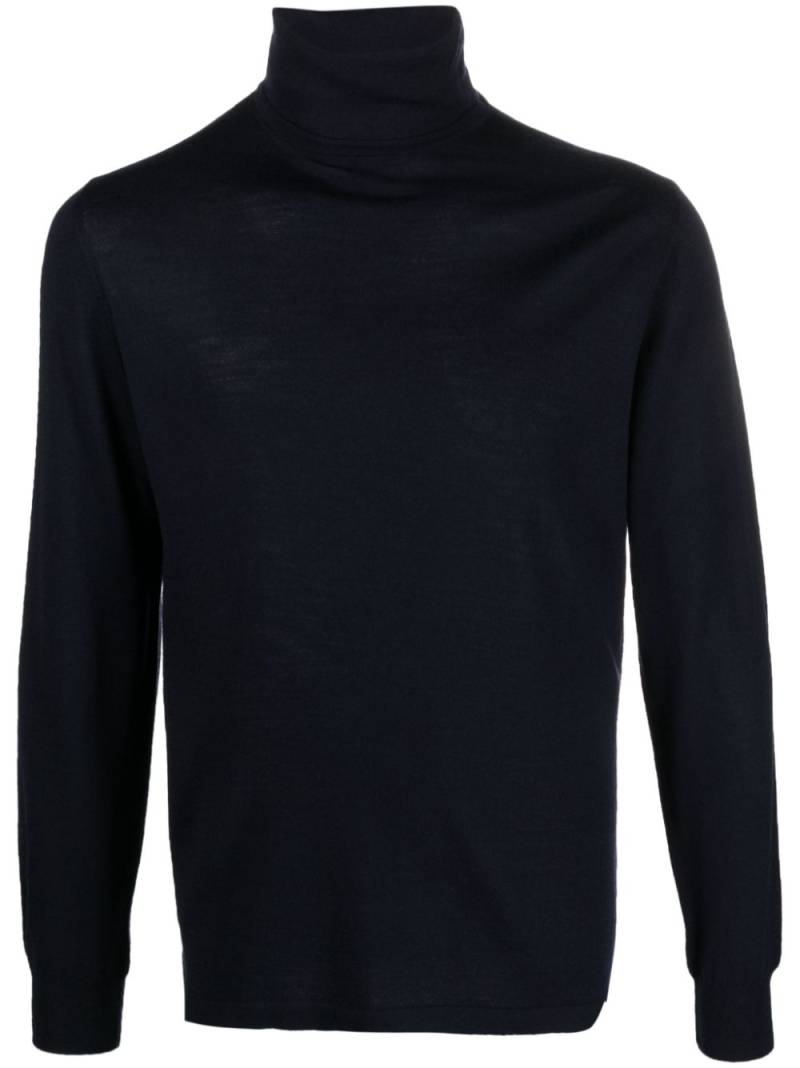 ERALDO roll-neck wool-blend jumper - Blue von ERALDO