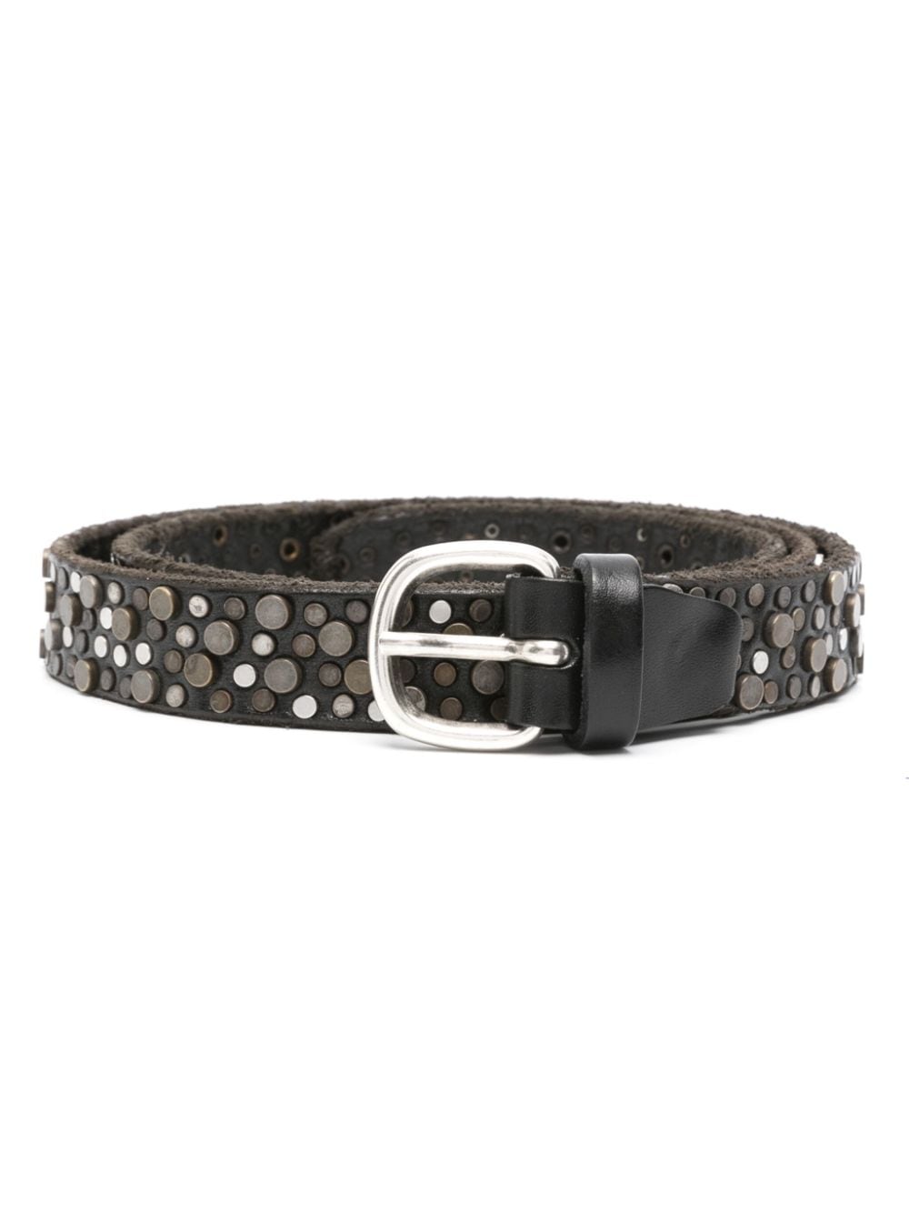 ERALDO stud-embellished leather belt - Black von ERALDO