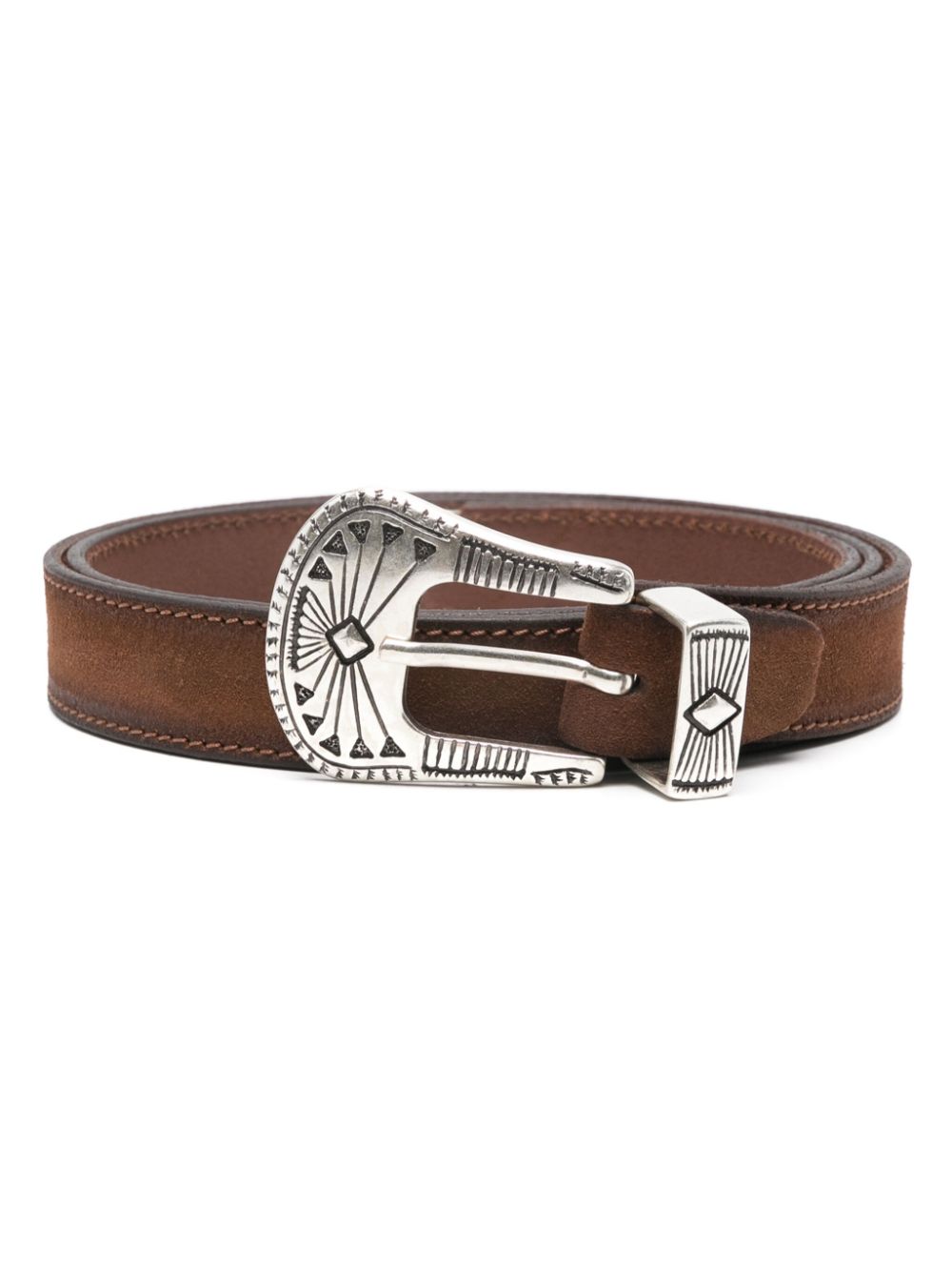 ERALDO suede belt - Brown von ERALDO