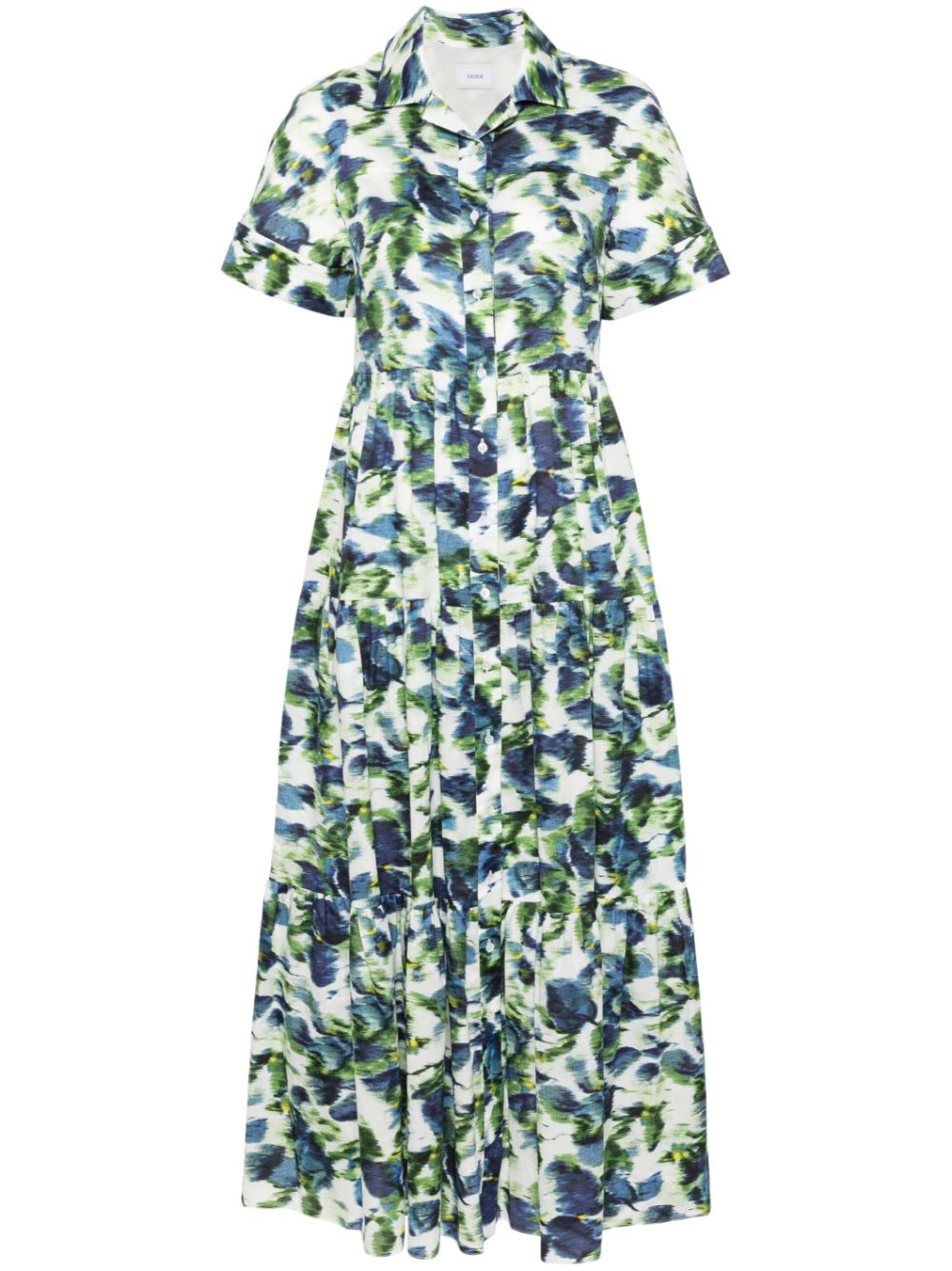 ERDEM Lucia midi shirt dress - White von ERDEM