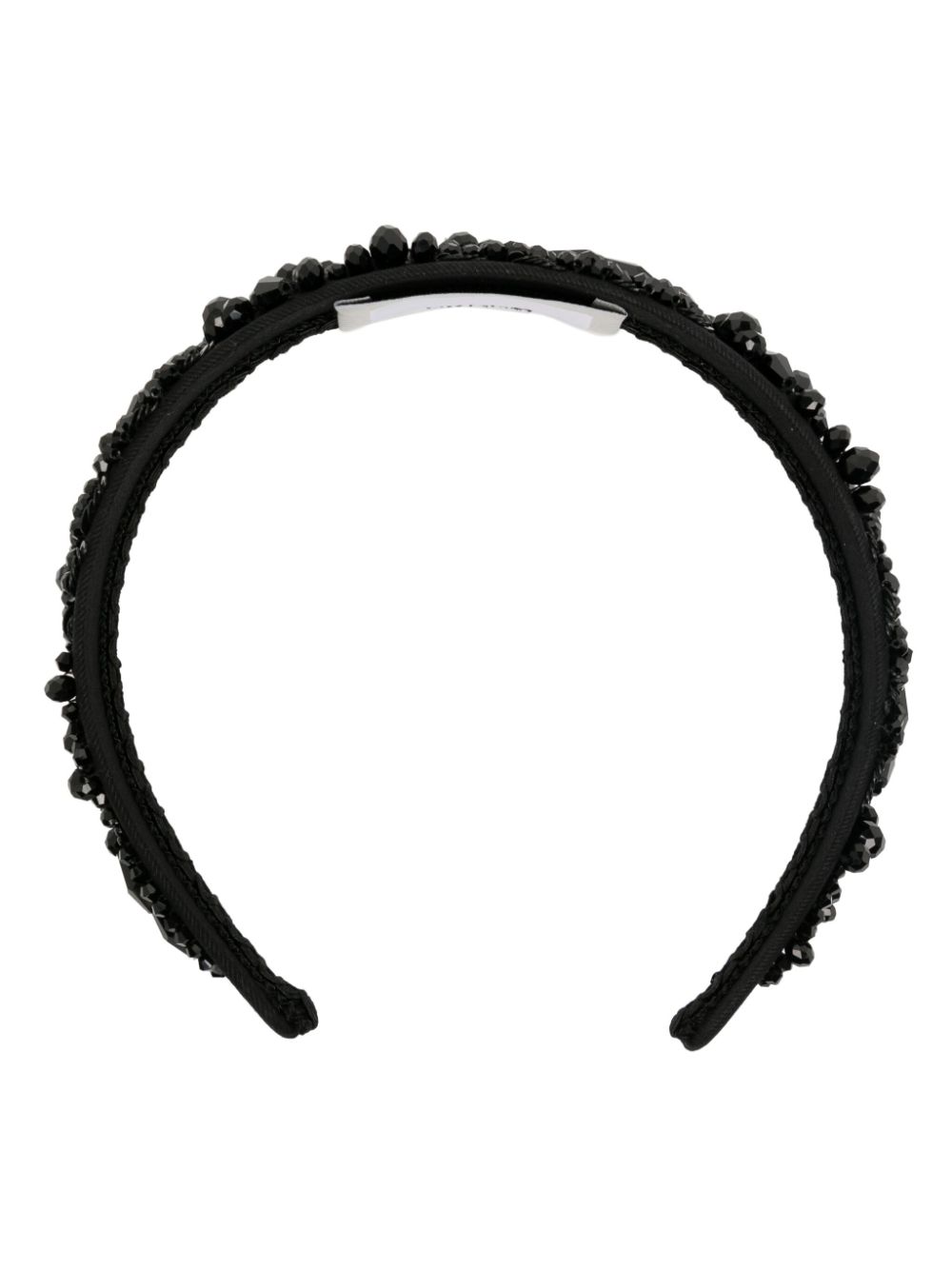 ERDEM bead-embellished headband - Black von ERDEM