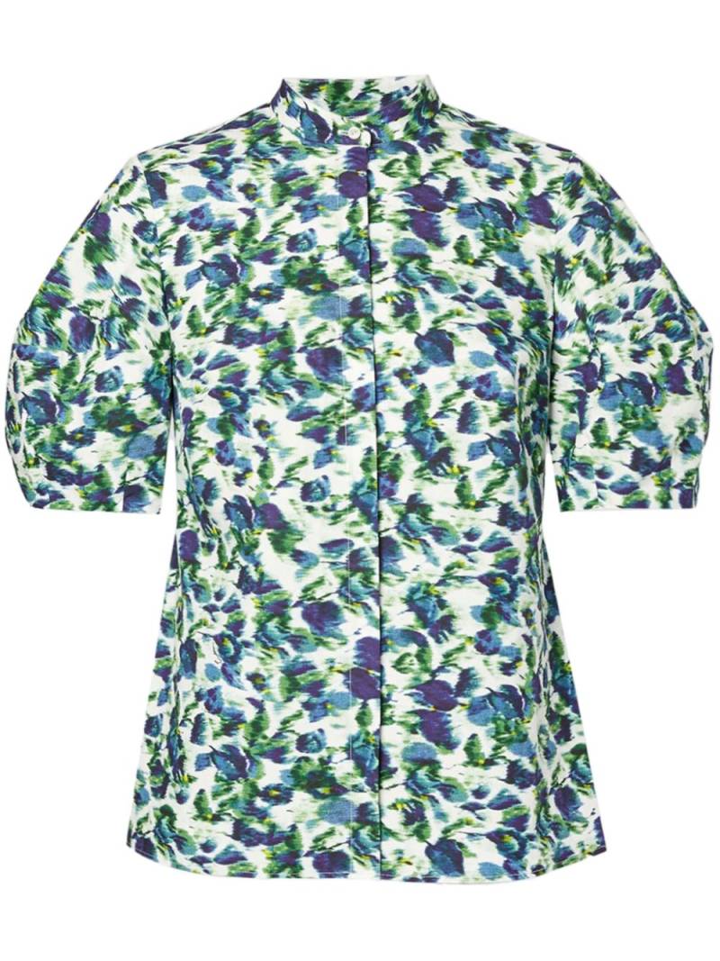 ERDEM cotton poplin blouse - Green von ERDEM