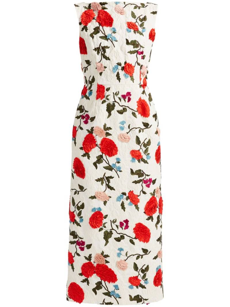 ERDEM floral dress - White von ERDEM