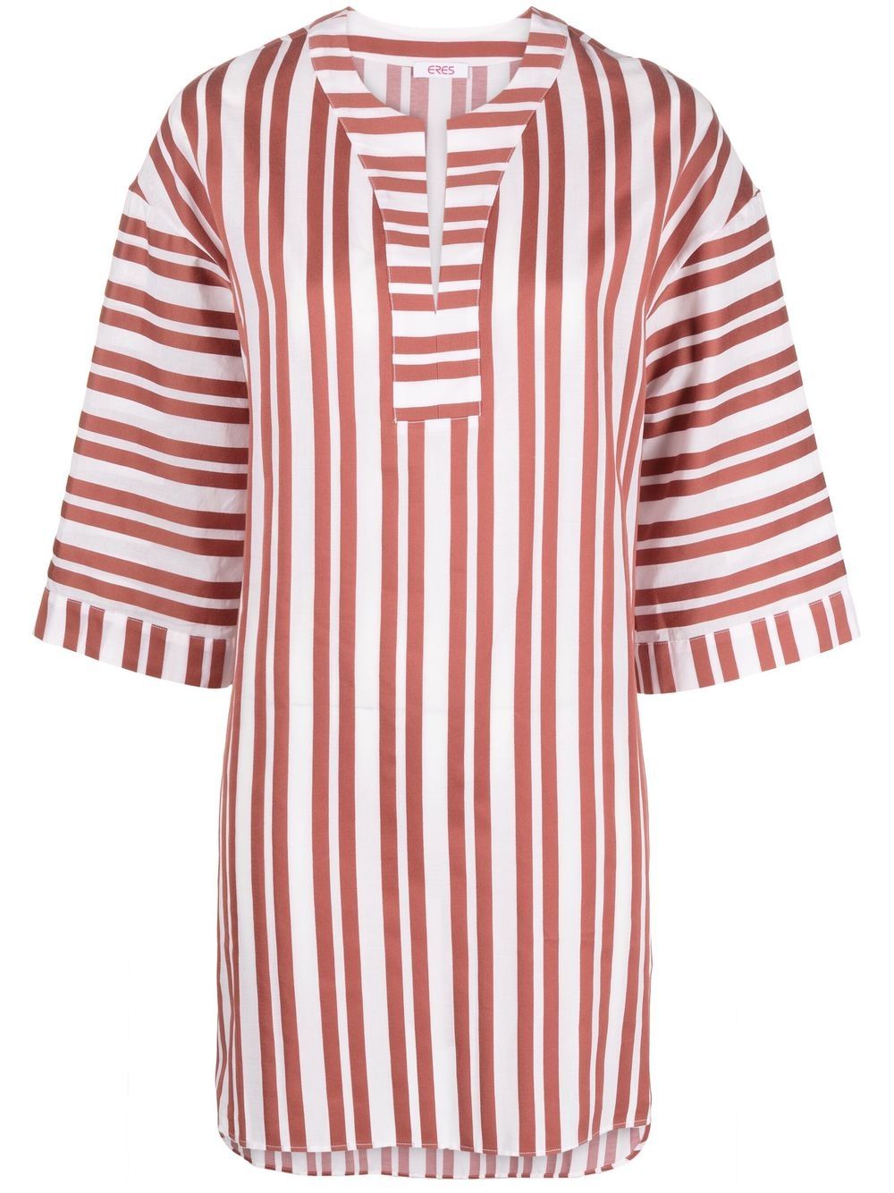 ERES Amor striped beach dress - Brown von ERES