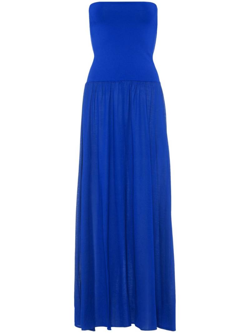 ERES Ankara strapless maxi dress - Blue von ERES