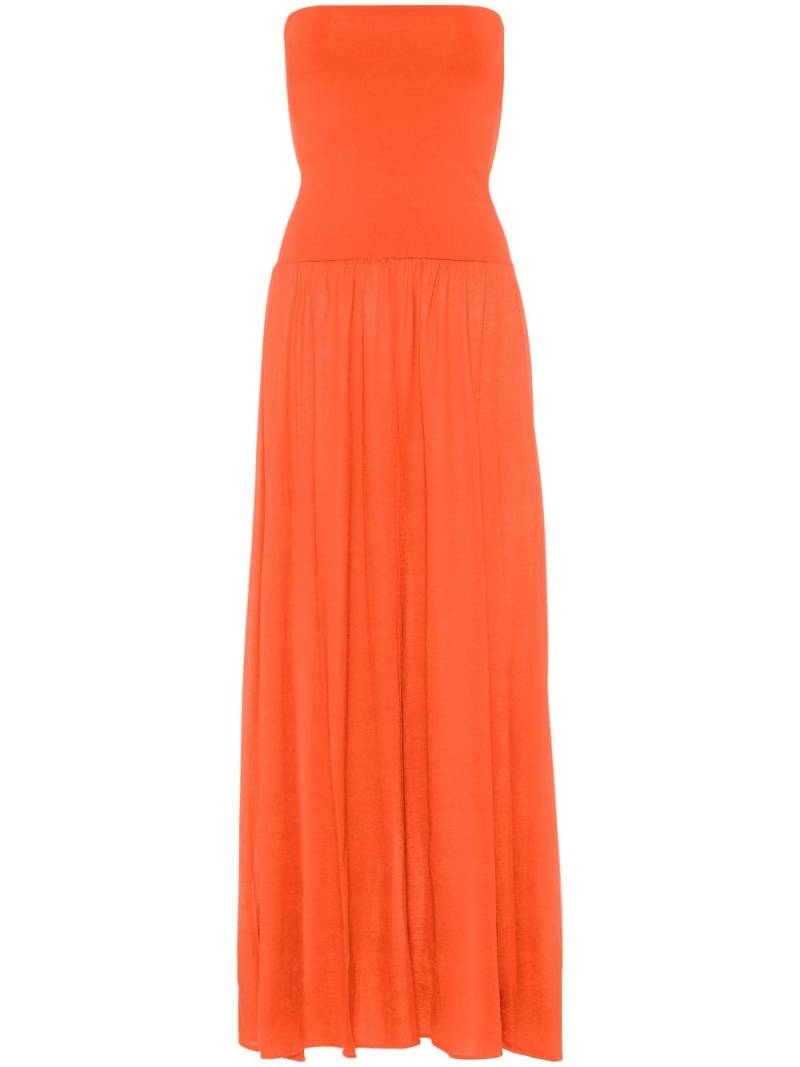 ERES Ankara strapless maxi dress - Orange von ERES