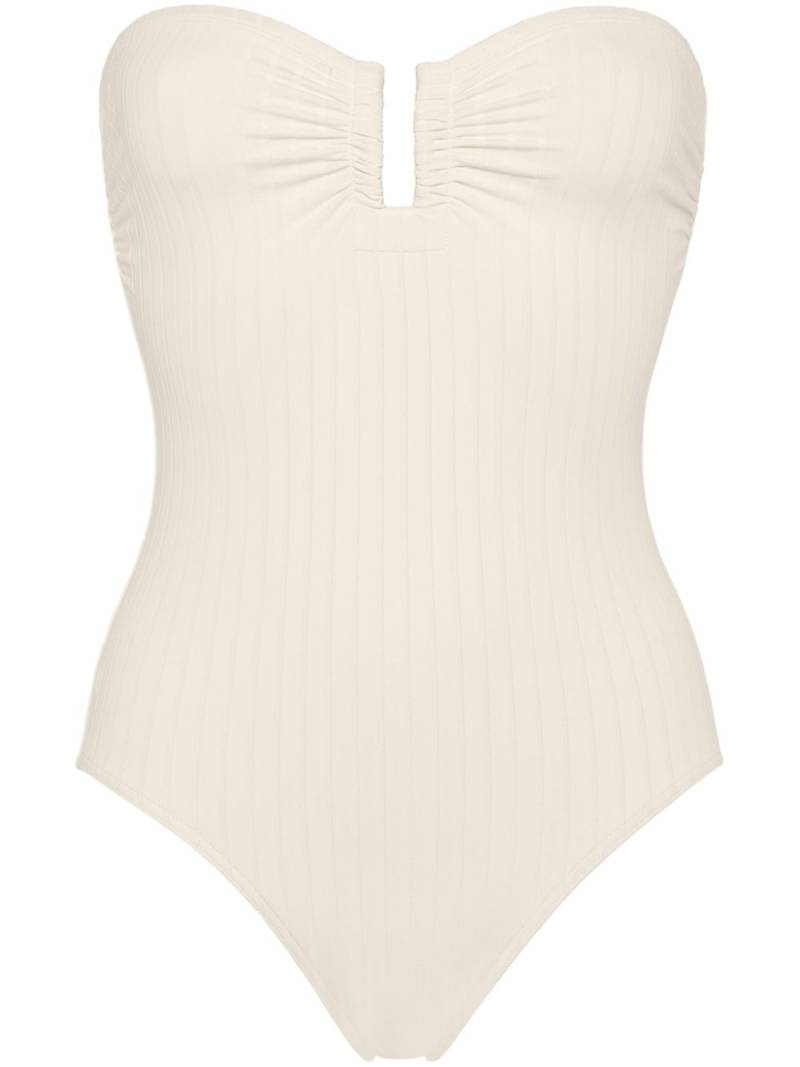 ERES Bossa Nova ribbed swimsuit - White von ERES