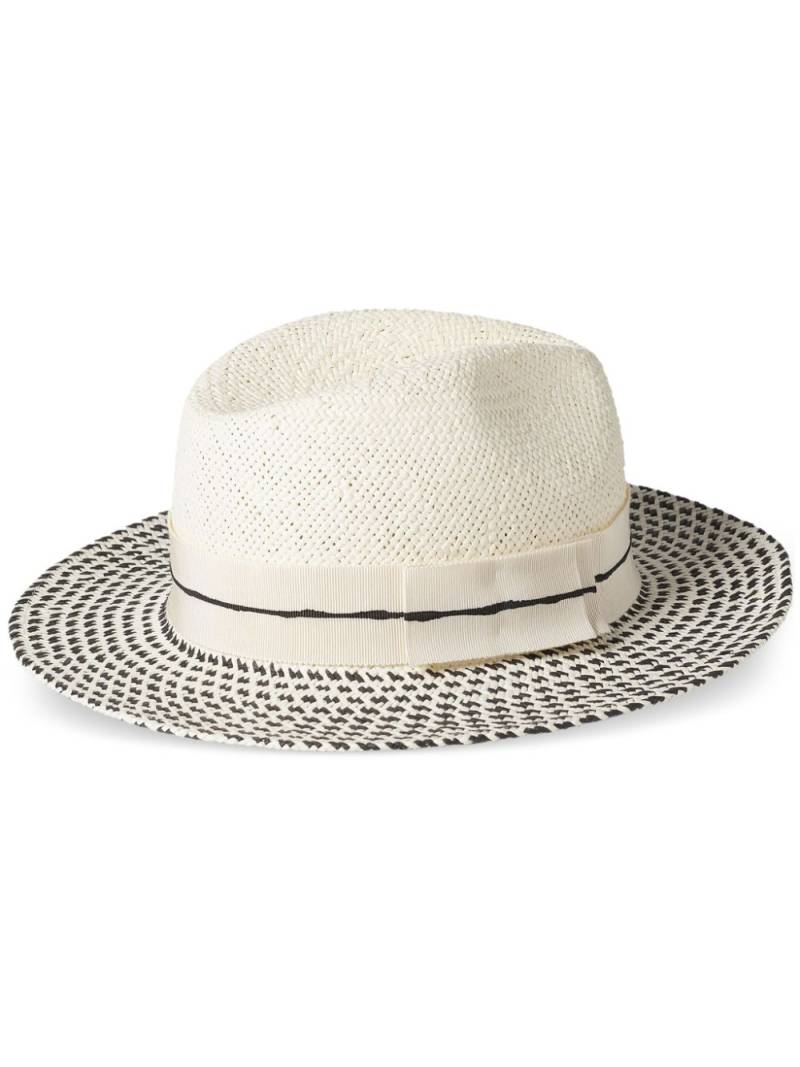 ERES Candice woven-design hat - White von ERES