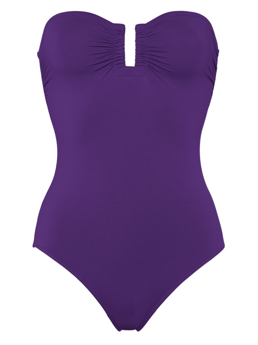 ERES Cassiopée ruched cut-out swimsuit - Purple von ERES