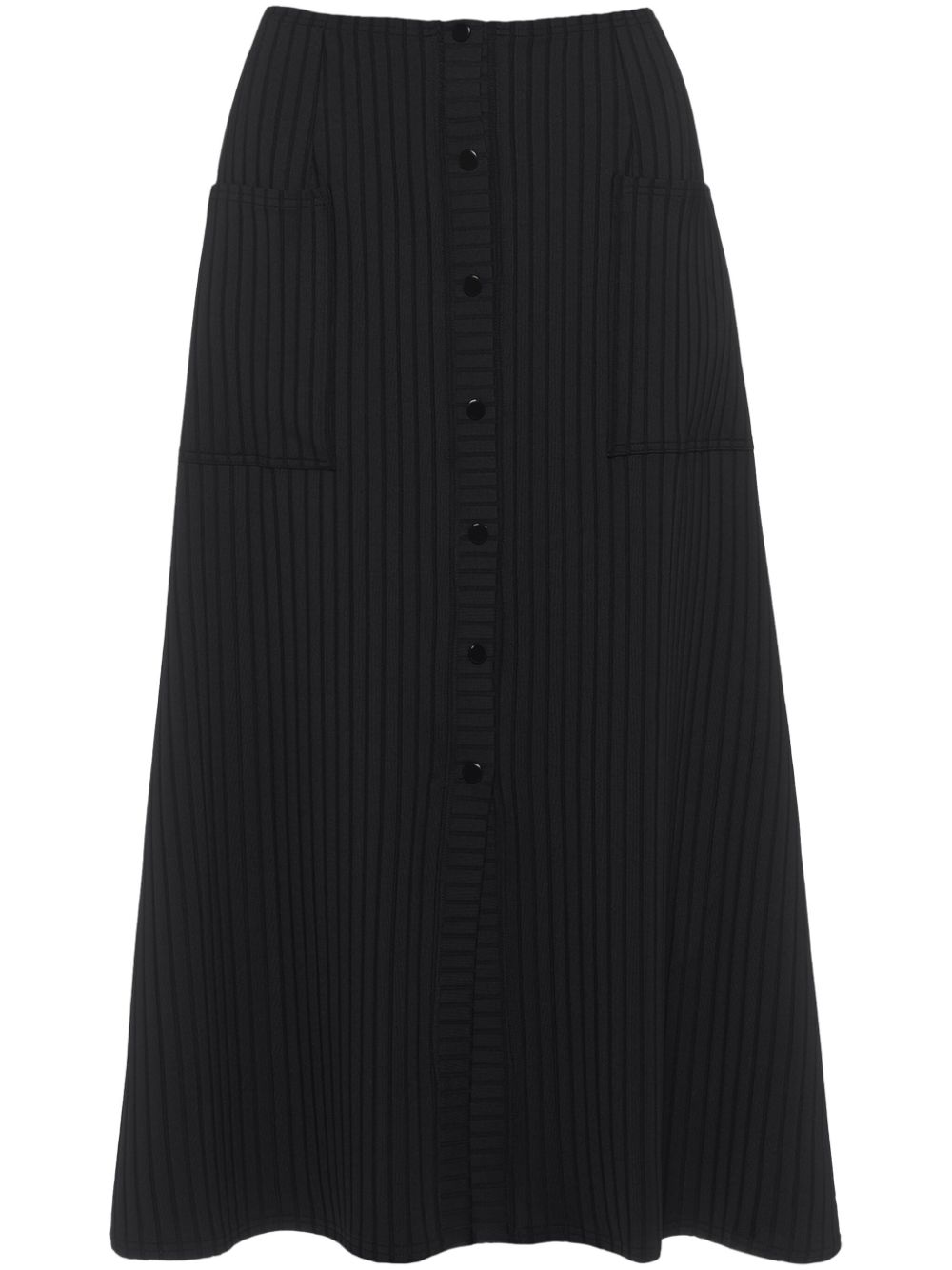 ERES Copacabana ribbed midi skirt - Black von ERES