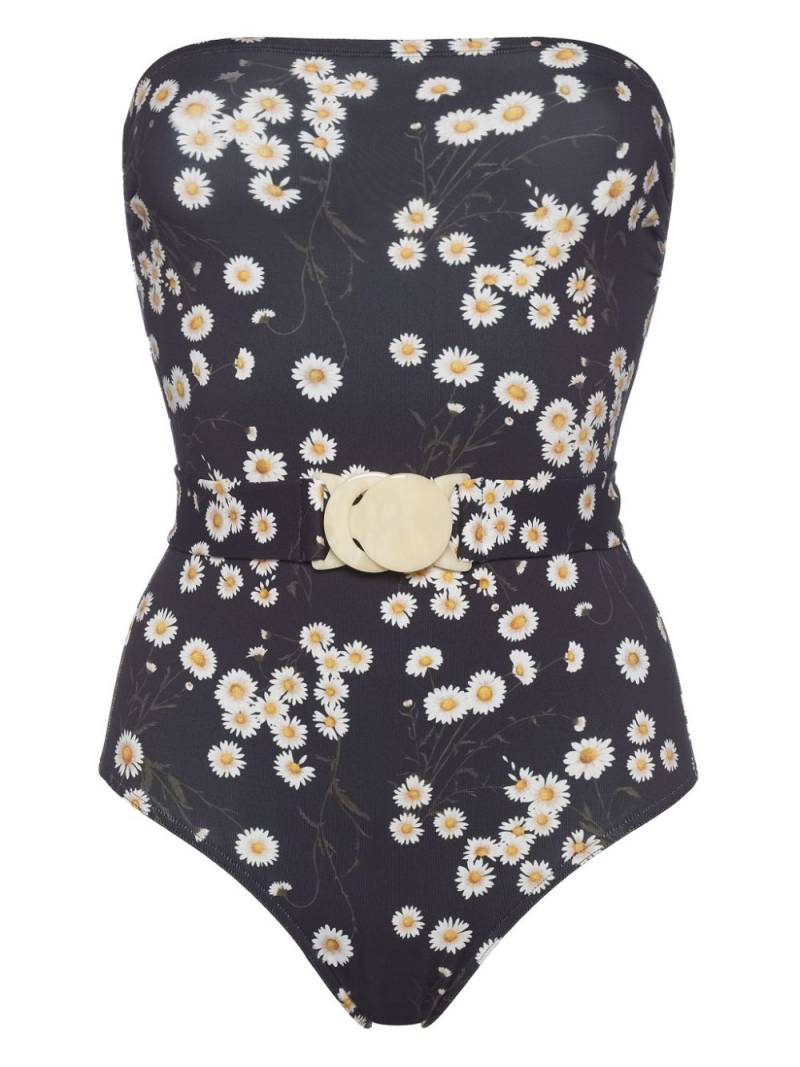 ERES Courtois floral-print swimsuit - Black von ERES