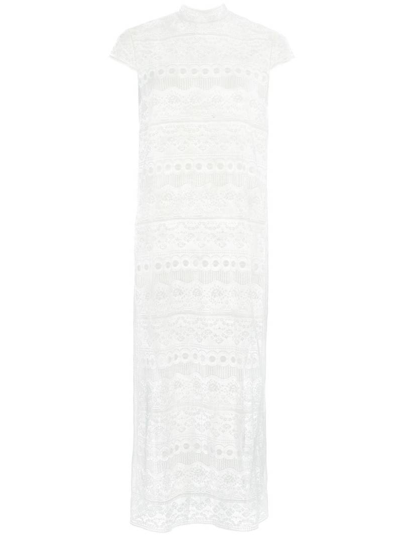 ERES Exquise sheer-lace long dress - White von ERES