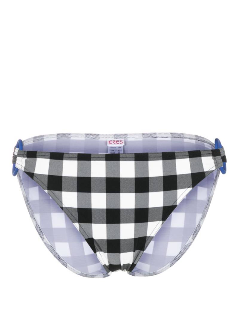 ERES Folie gingham-check bikini bottoms - Black von ERES