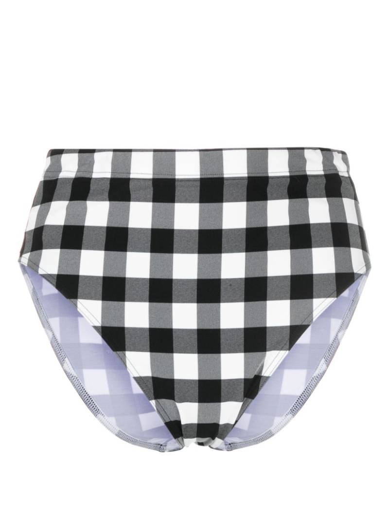 ERES Forme gingham-check bikini bottoms - Black von ERES