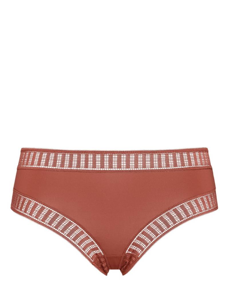 ERES Gabby Graphic tanga briefs - Brown von ERES