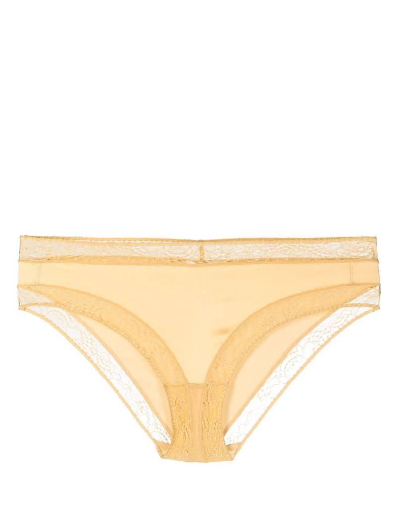 ERES Hibiscus silk-blend briefs - Yellow von ERES