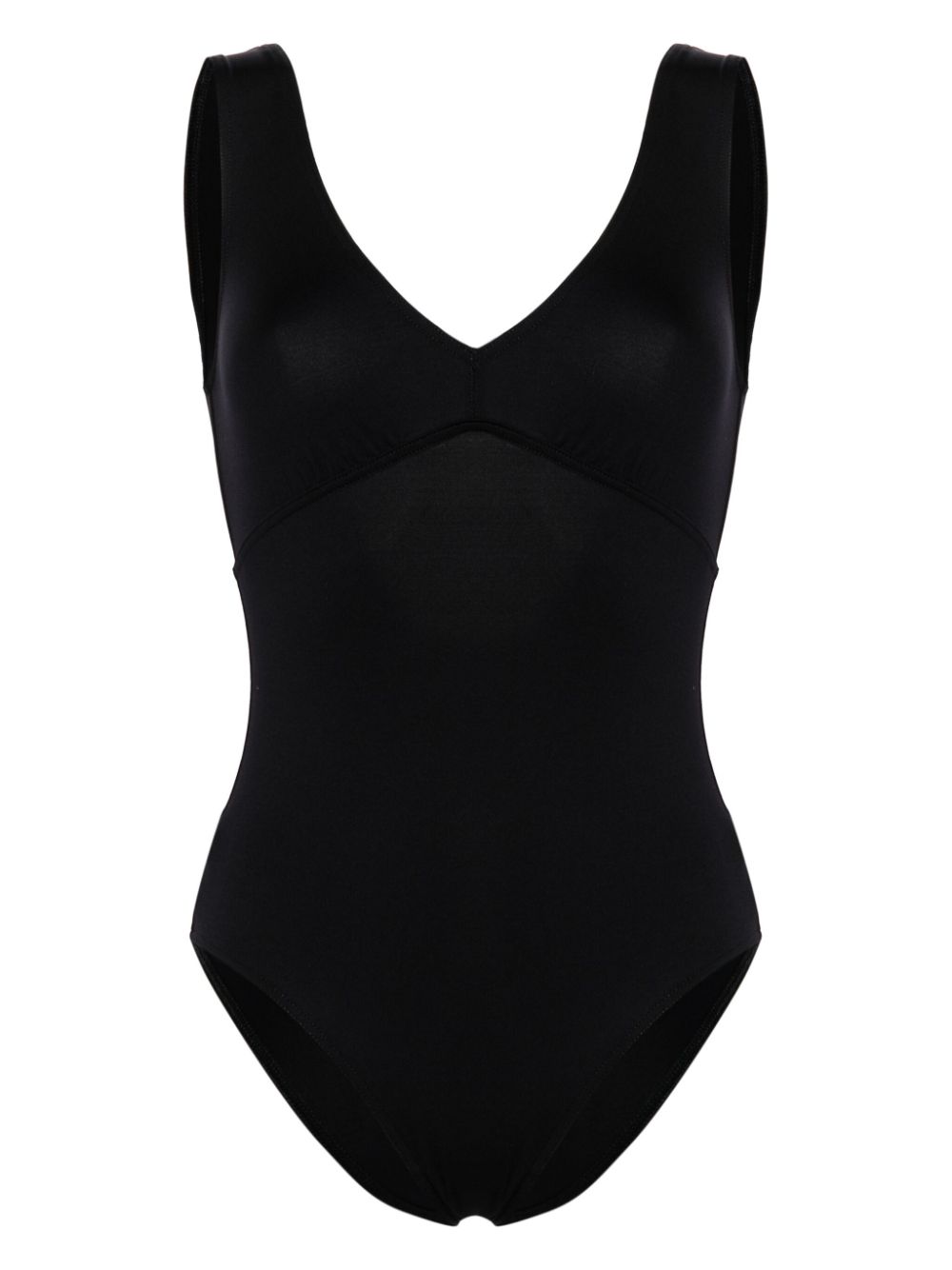 ERES Hold Up V-neck swimsuit - Black von ERES