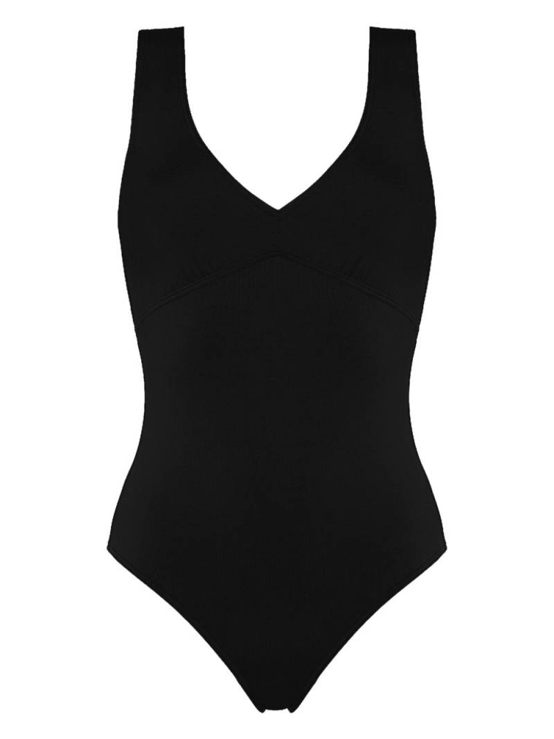 ERES Hold Up V-neck swimsuit - Black von ERES