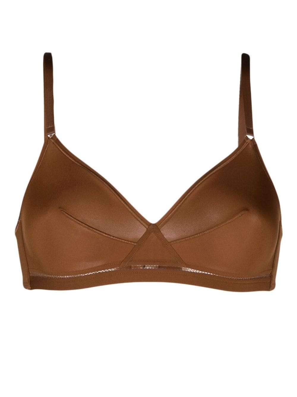 ERES Lydia Soyeux triangle bra - Brown von ERES