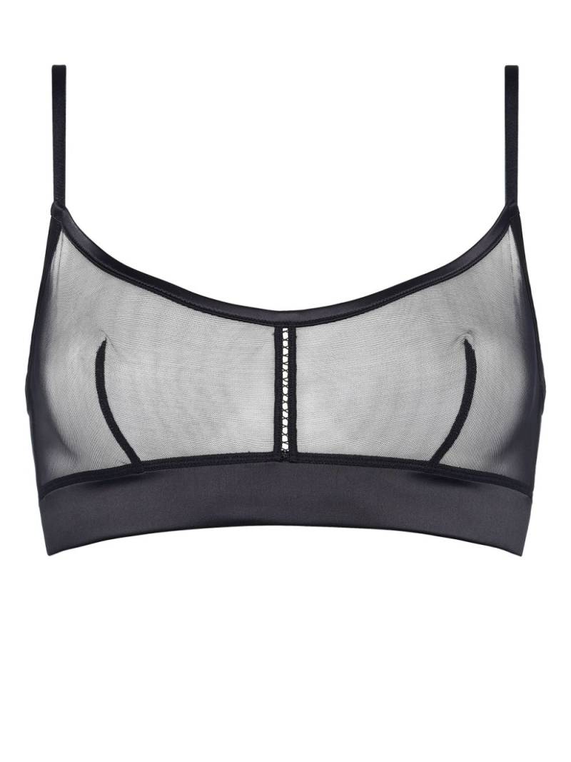 ERES Muse crop top bra - Black von ERES