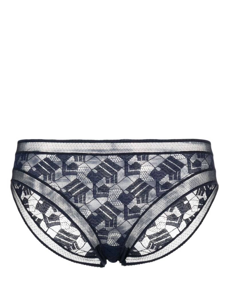 ERES Neige lace briefs - Blue von ERES