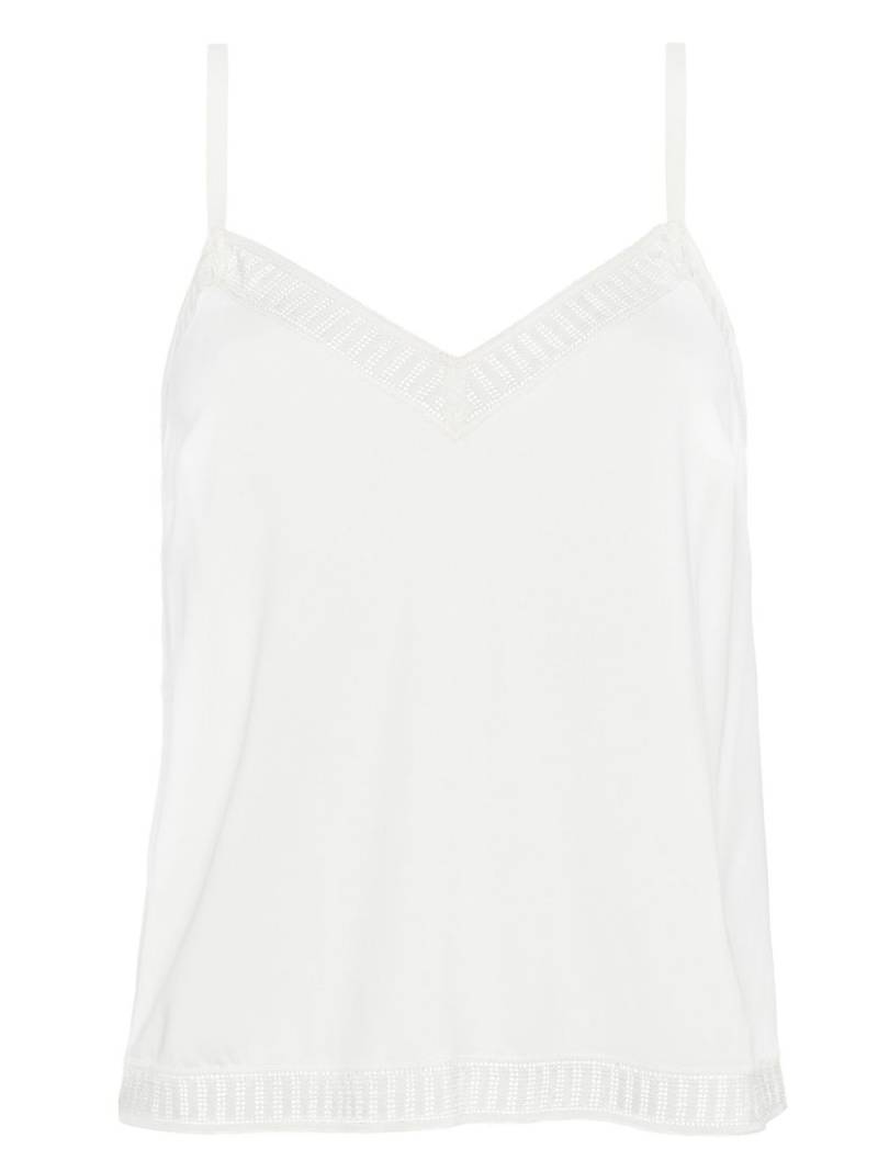 ERES Sandra Graphic V-neck camisole - White von ERES