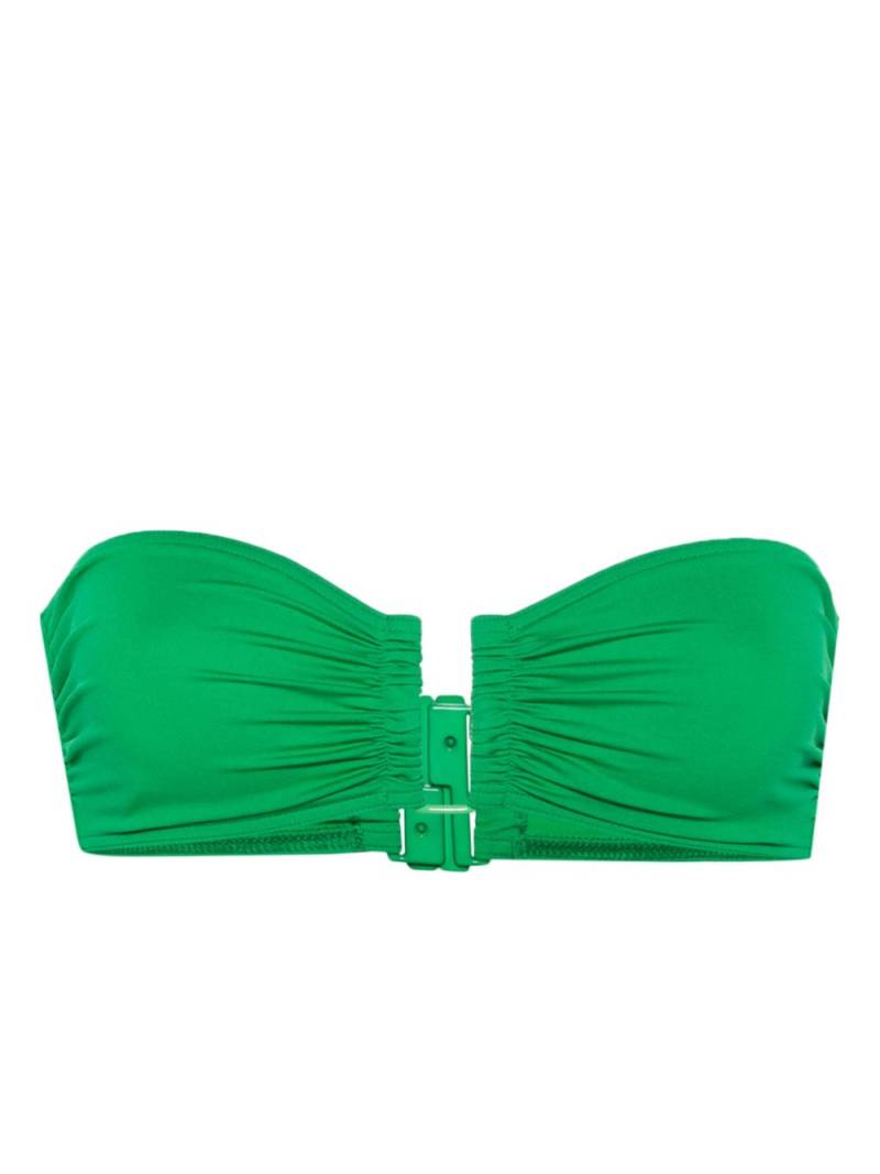 ERES Show ruched bikini top - Green von ERES