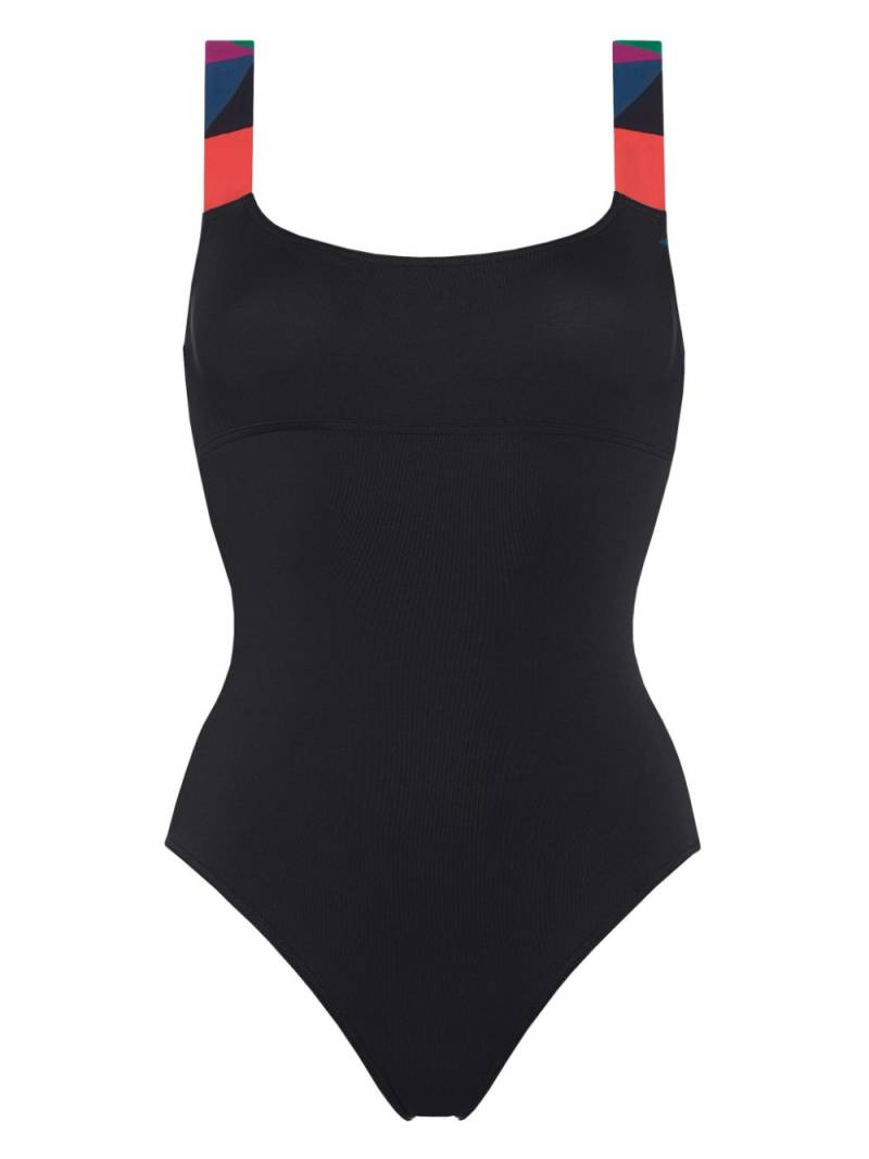 ERES Tempo contrasting-strap swimsuit - Black von ERES