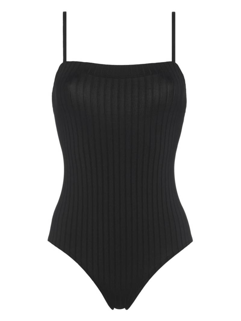 ERES Tropicalia ribbed swimsuit - Black von ERES