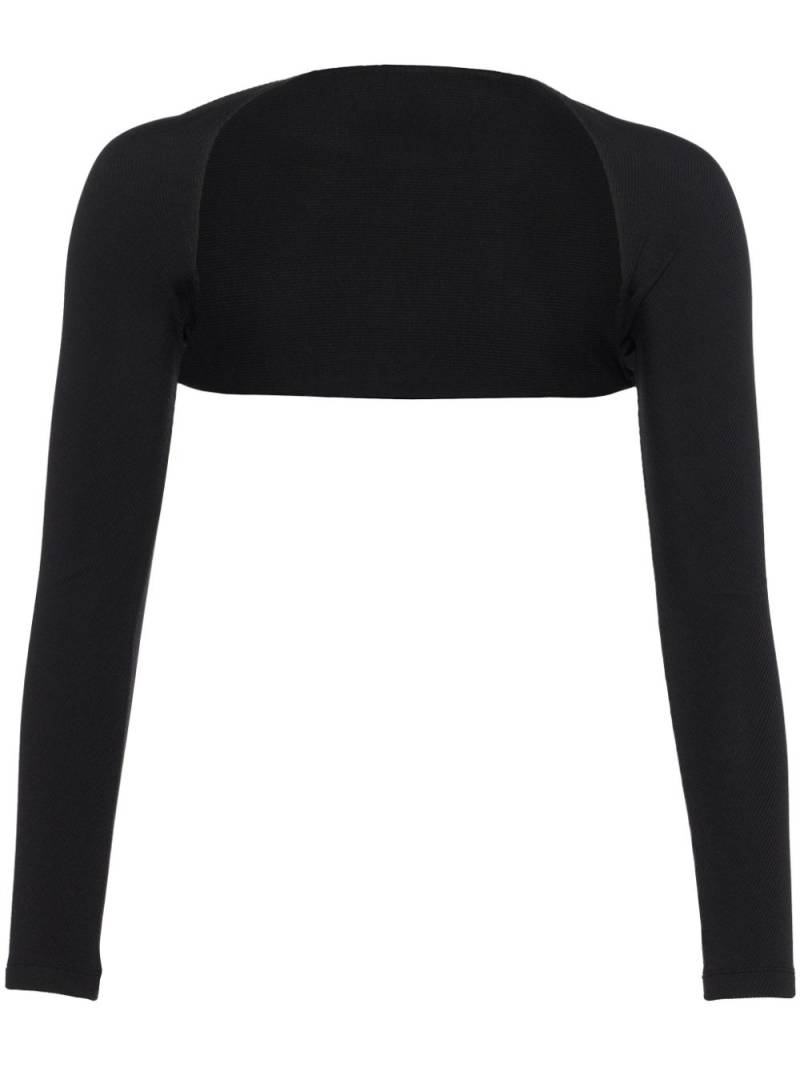 ERES Pietra long-sleeve shrug - Black von ERES