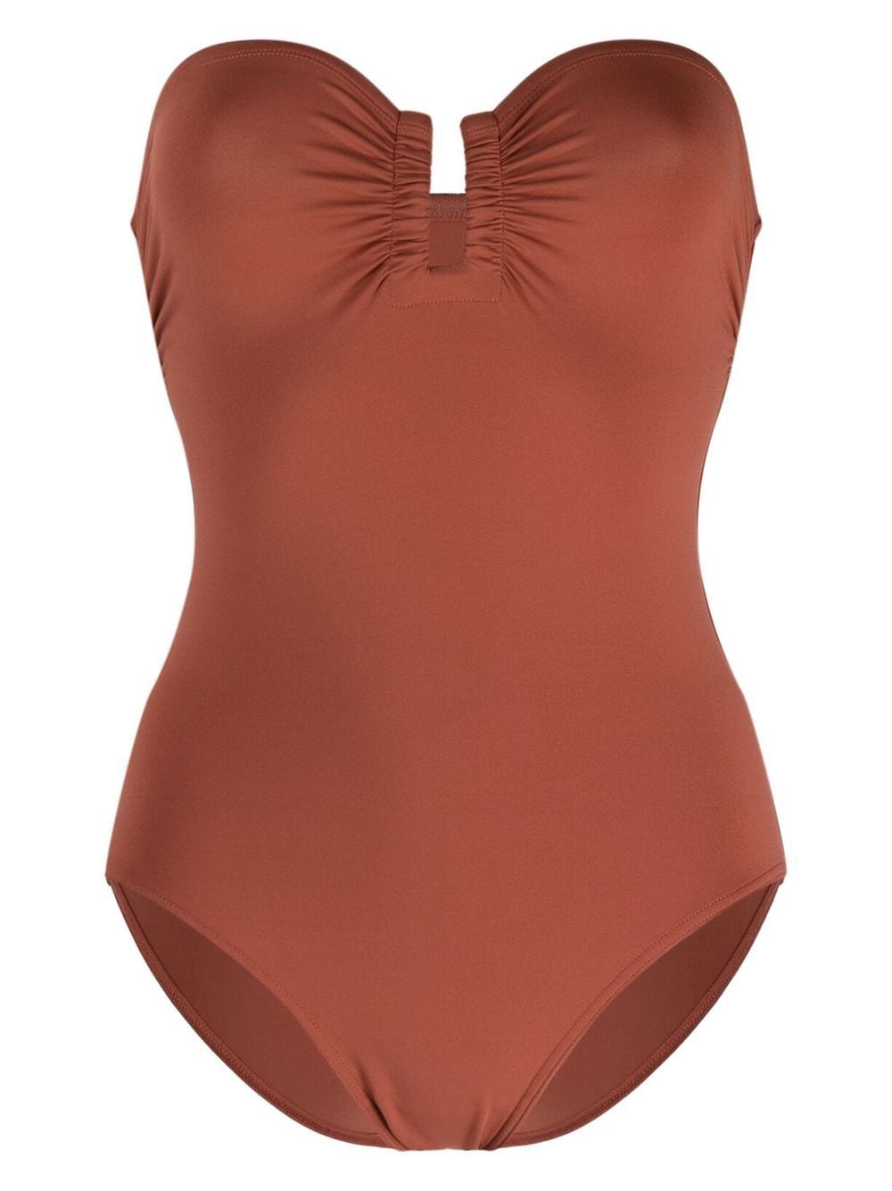 ERES ruched cut-out swimsuit - Brown von ERES