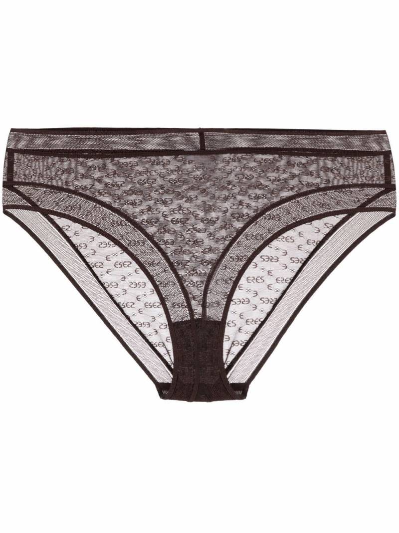 ERES sheer lace briefs - Brown von ERES