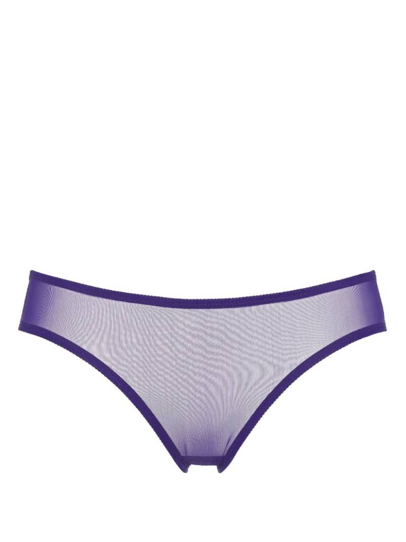 ERES sheer-panel briefs - Purple von ERES