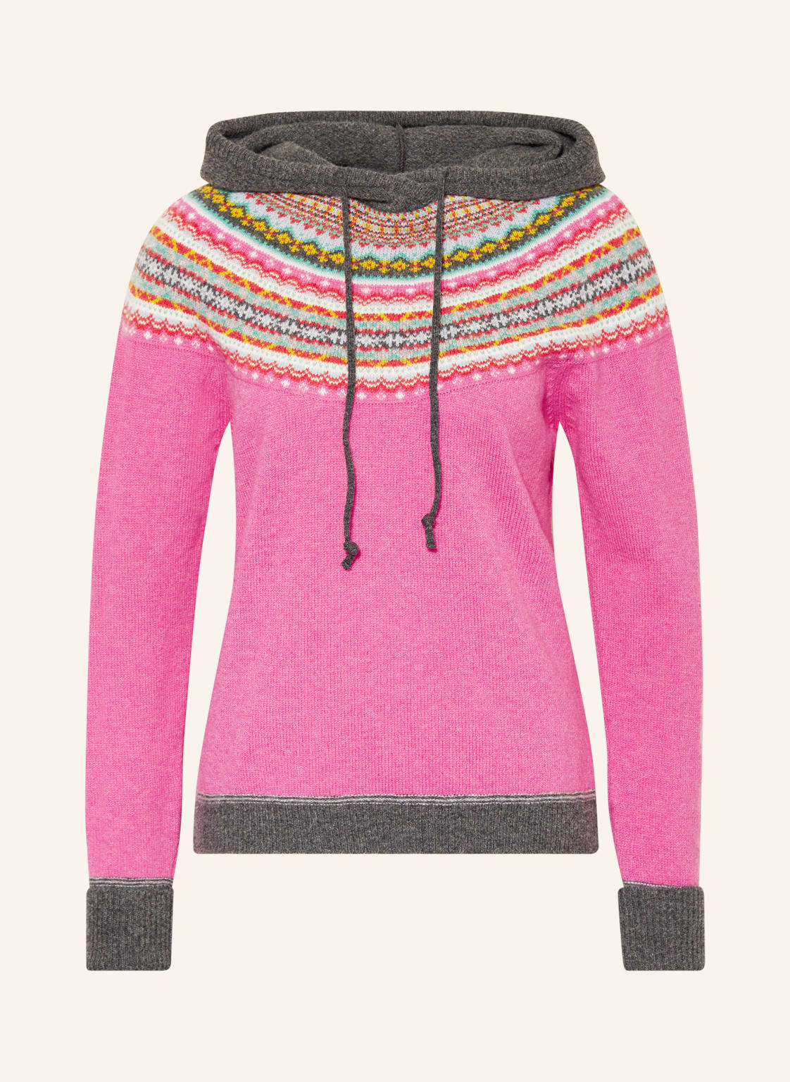 Eribé Strick-Hoodie pink von ERIBÉ