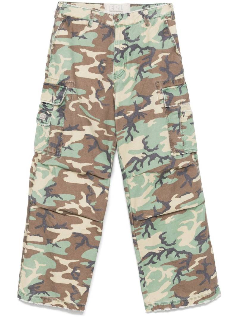 ERL camouflage cargo pants - Green von ERL