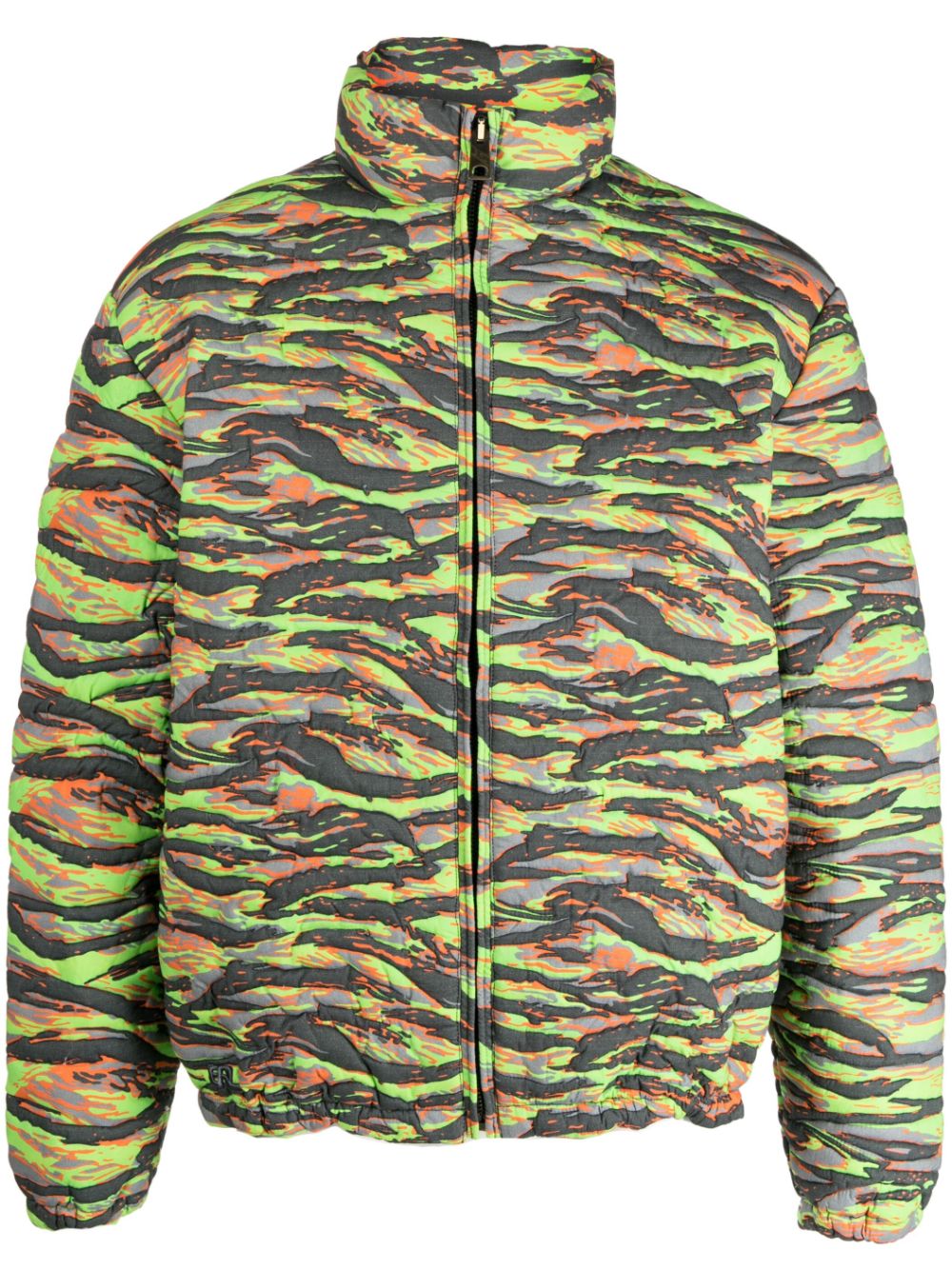 ERL camouflage jacquard padded jacket - Green von ERL