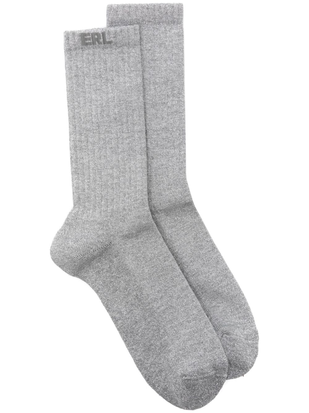 ERL lured mid-calf ribbed socks - Grey von ERL