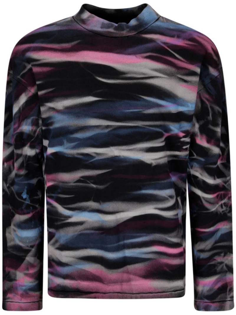 ERL tie-dye cotton T-shirt - Black von ERL