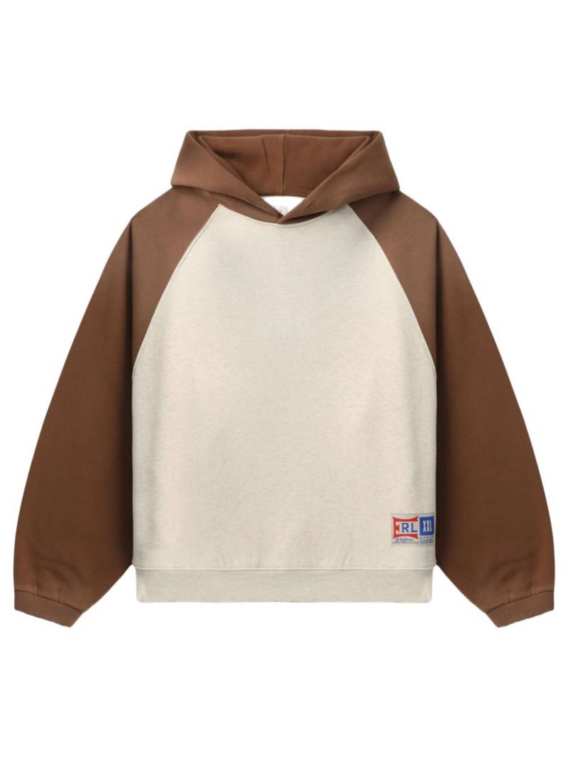 ERL two-tone hoodie - Neutrals von ERL