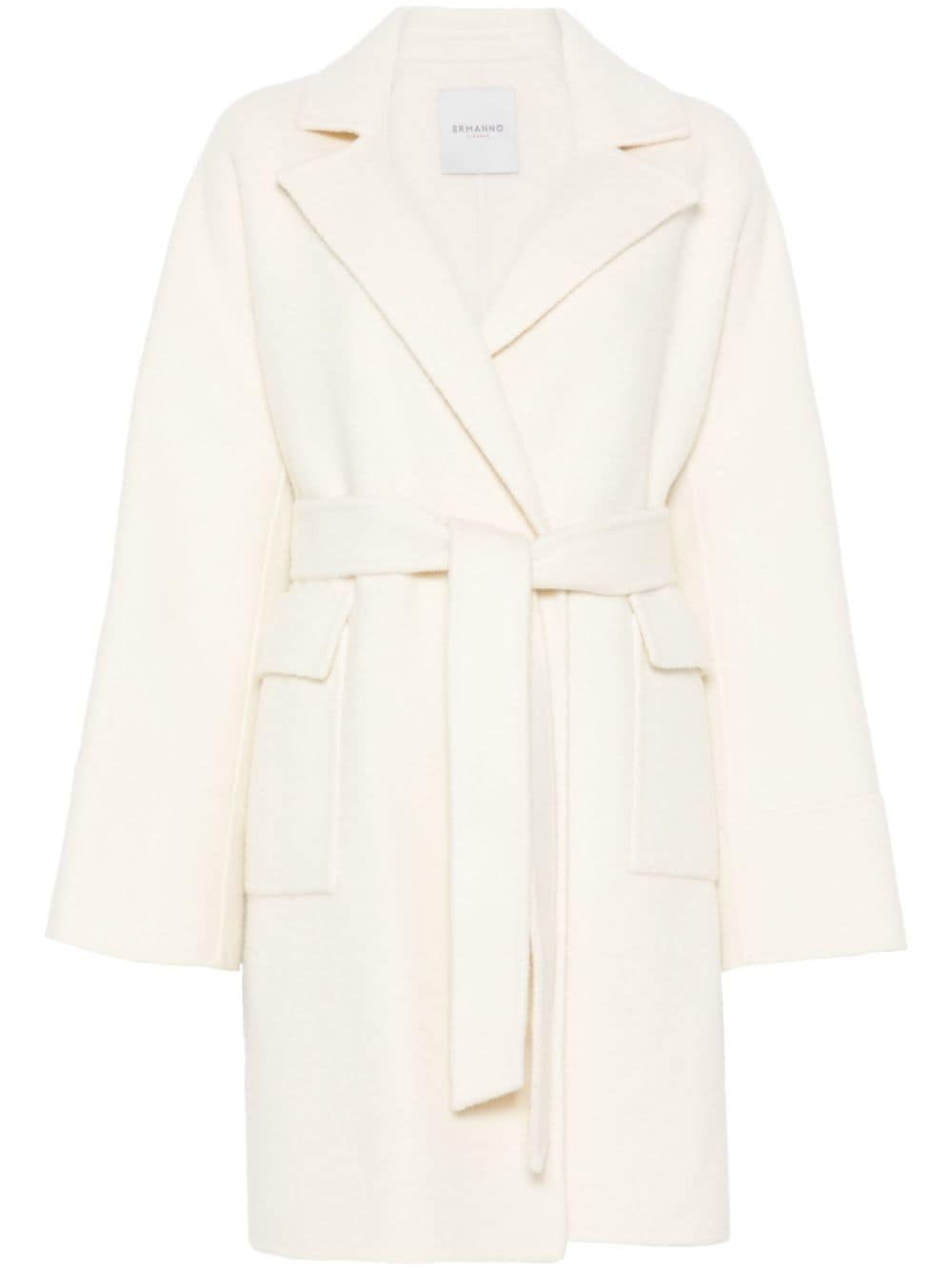 ERMANNO FIRENZE belted coat - Neutrals von ERMANNO FIRENZE