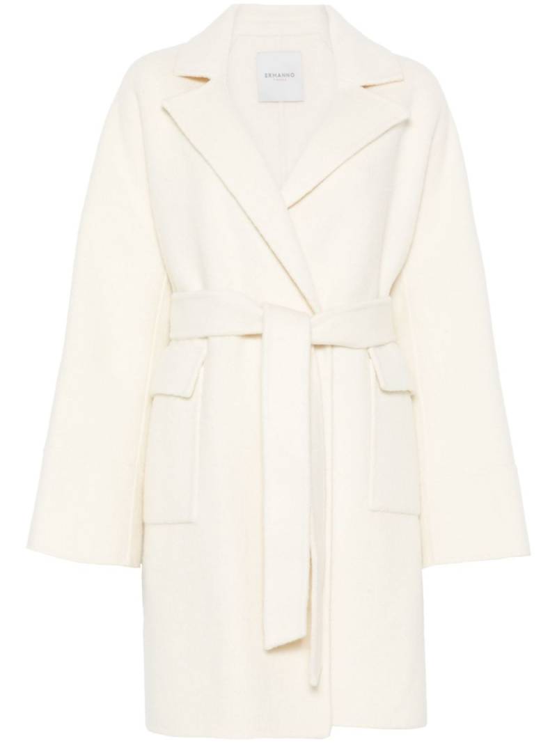 ERMANNO FIRENZE belted coat - Neutrals von ERMANNO FIRENZE