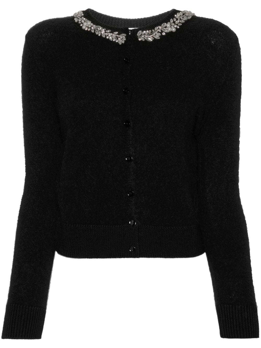 ERMANNO FIRENZE crystal-embellished cardigan - Black von ERMANNO FIRENZE