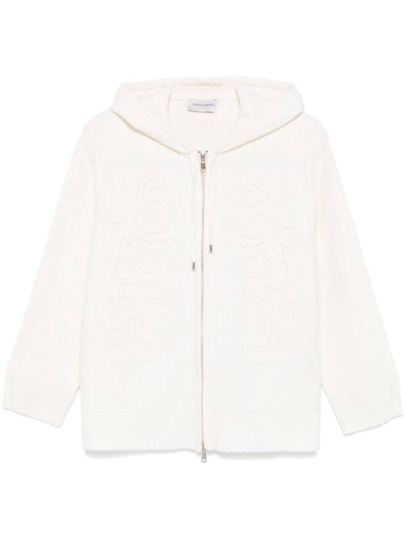 ERMANNO FIRENZE embroidered cardigan - White von ERMANNO FIRENZE